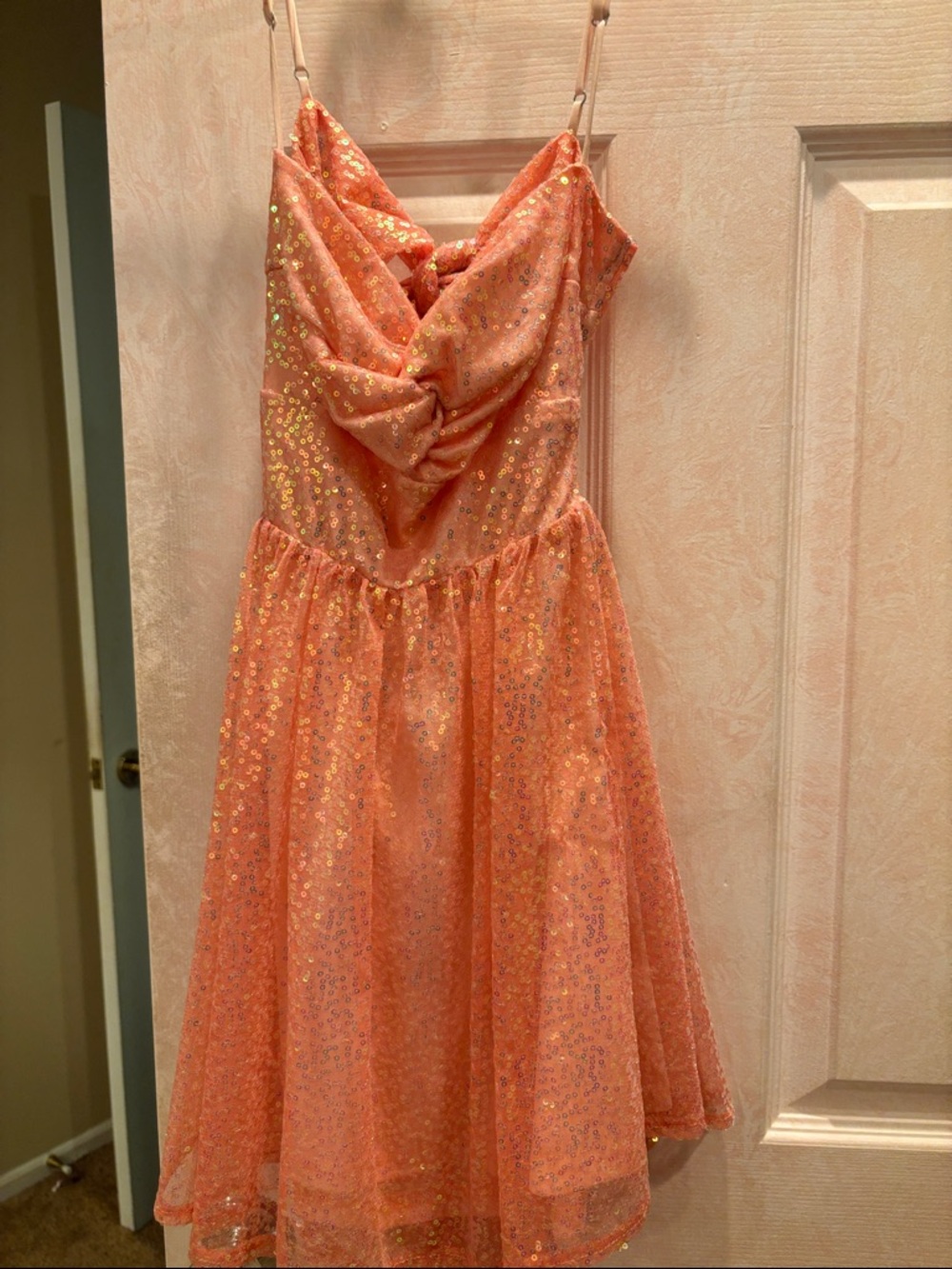 Lucy in the Sky pink Sequin Mini Dress